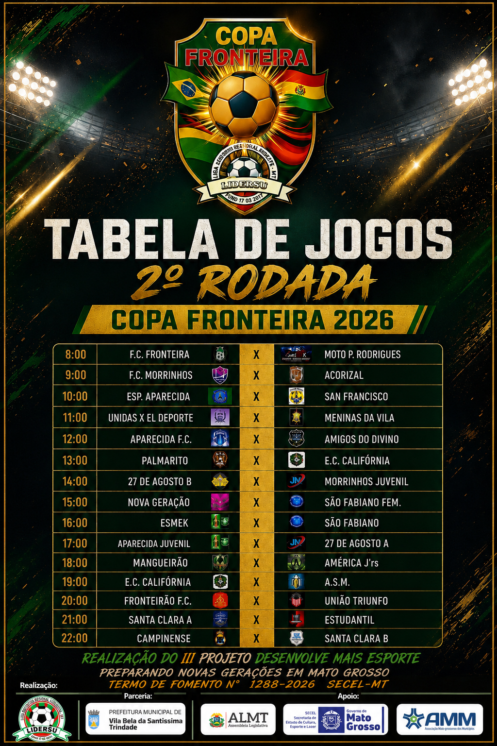 ⚽🔥 A emoção da Copa Fronteira 2026 continua!