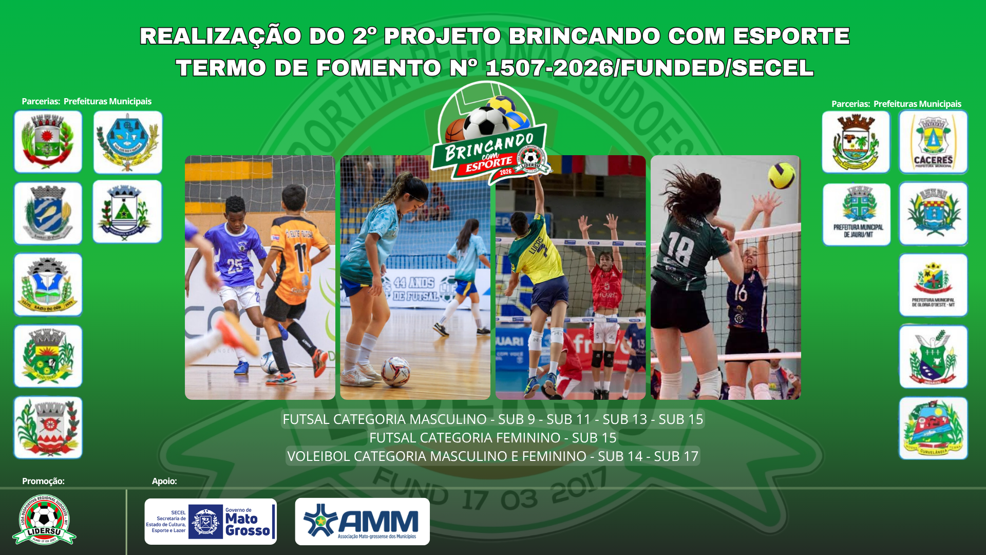 2º Projeto Brincando com Esporte reúne Governo do Estado, municípios e LÍDERSU em incentivo ao esporte de base — foto 1